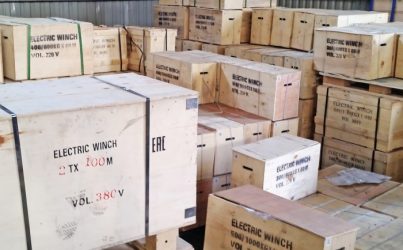 Лебедка электрическая KCD1500 1500кг 100м 380В